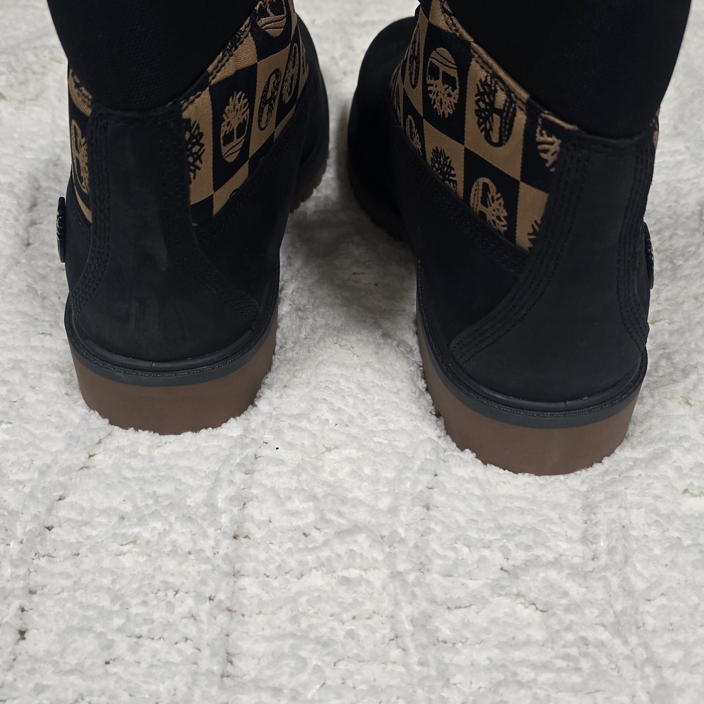 Timberland Men's Black and Tan Boots - Picture 5 of 10